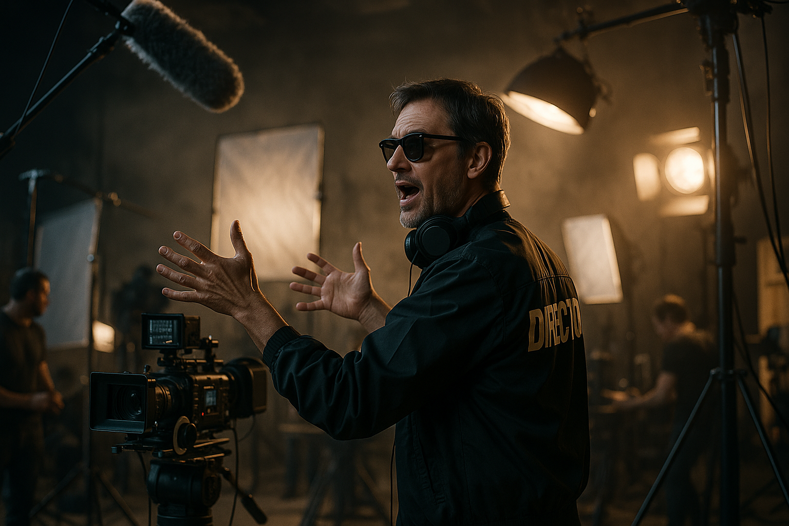 Director on set