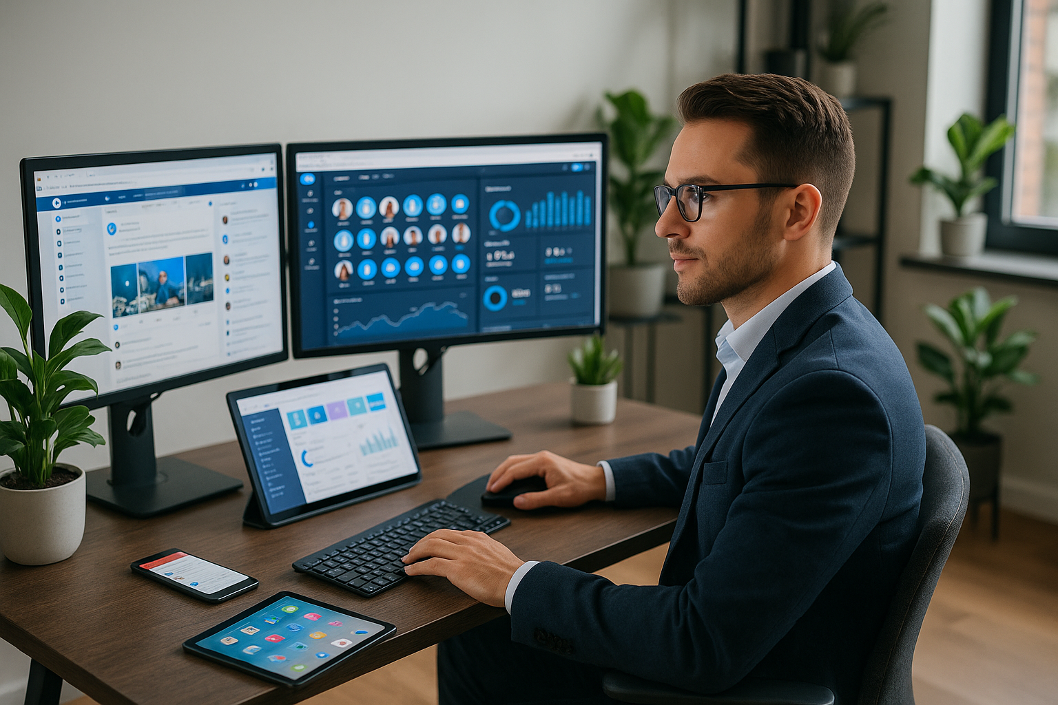 social media manager professional